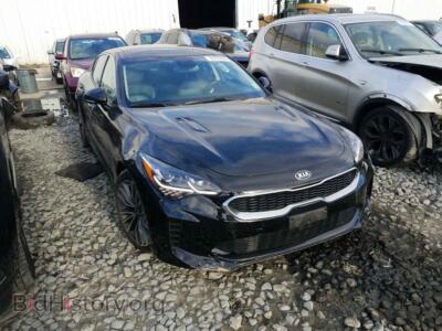 2018 Kia STINGER Stinger PR, черный — VIN KNAE25LA2J6022322, Copart