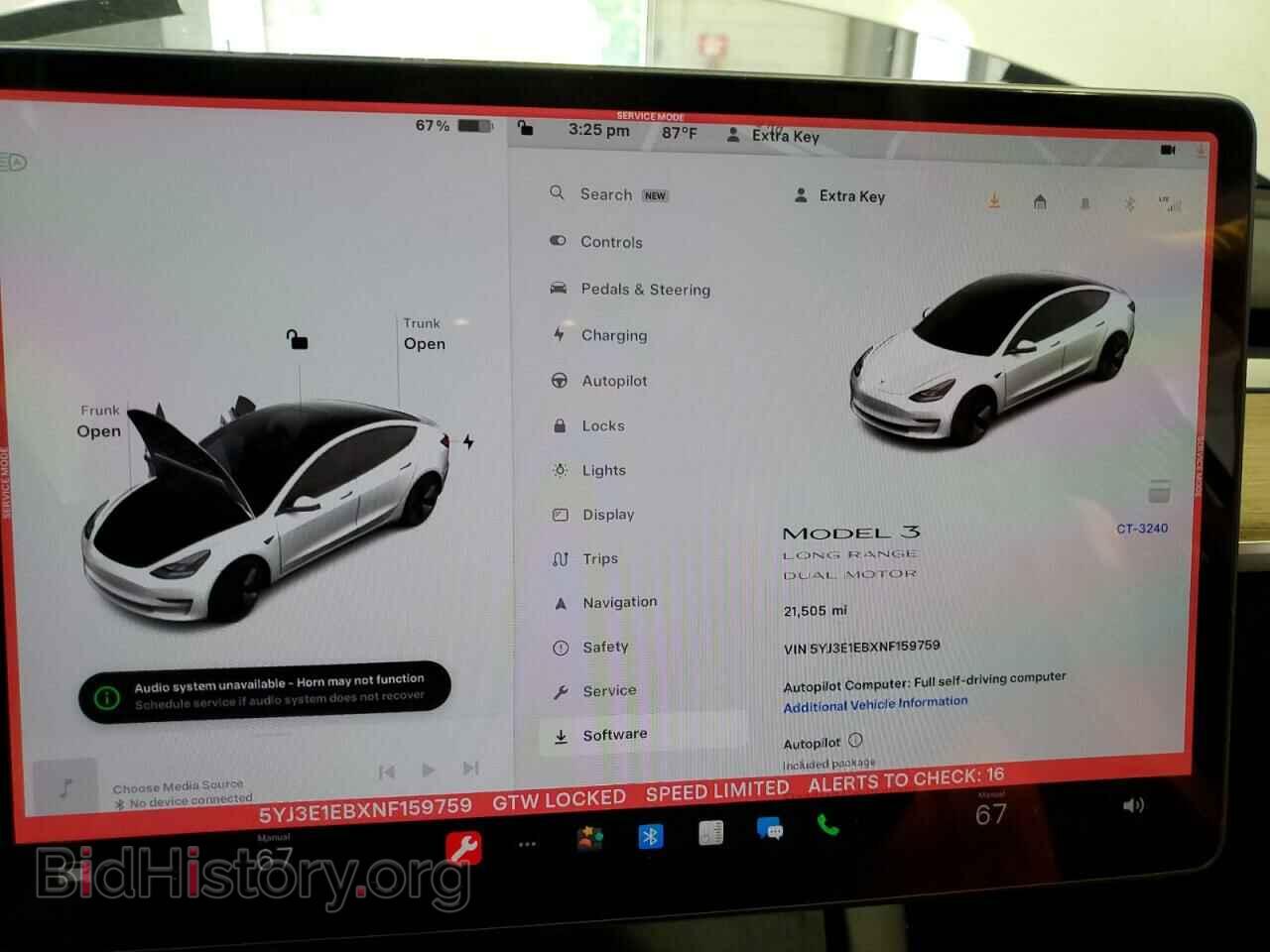 2022 TESLA MODEL 3 - VIN: 5YJ3E1EBXNF159759 - Фото 9