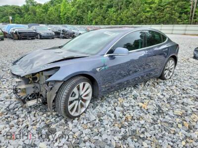2019 Tesla MODEL 3, charcoal — VIN 5YJ3E1EB9KF237458, Copart
