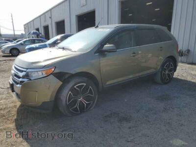 2012 Ford EDGE LIMITED, gold — VIN 2FMDK4KC2CBA78286, Copart