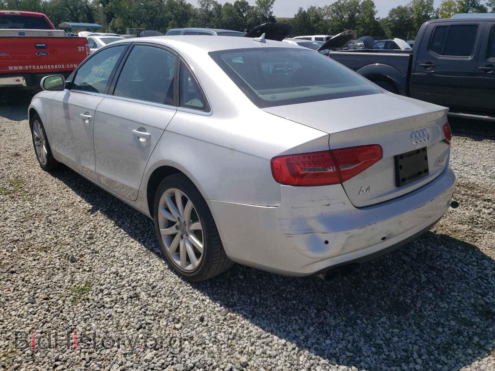 2013 AUDI A4 - VIN: WAUEFAFL2DA059642 - Фото 3
