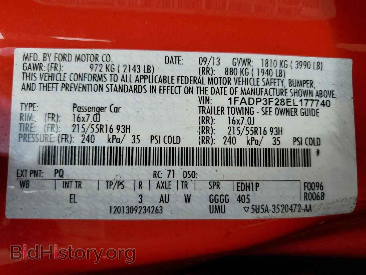 2014 FORD FOCUS - VIN: 1FADP3F28EL177740 - Photo 12
