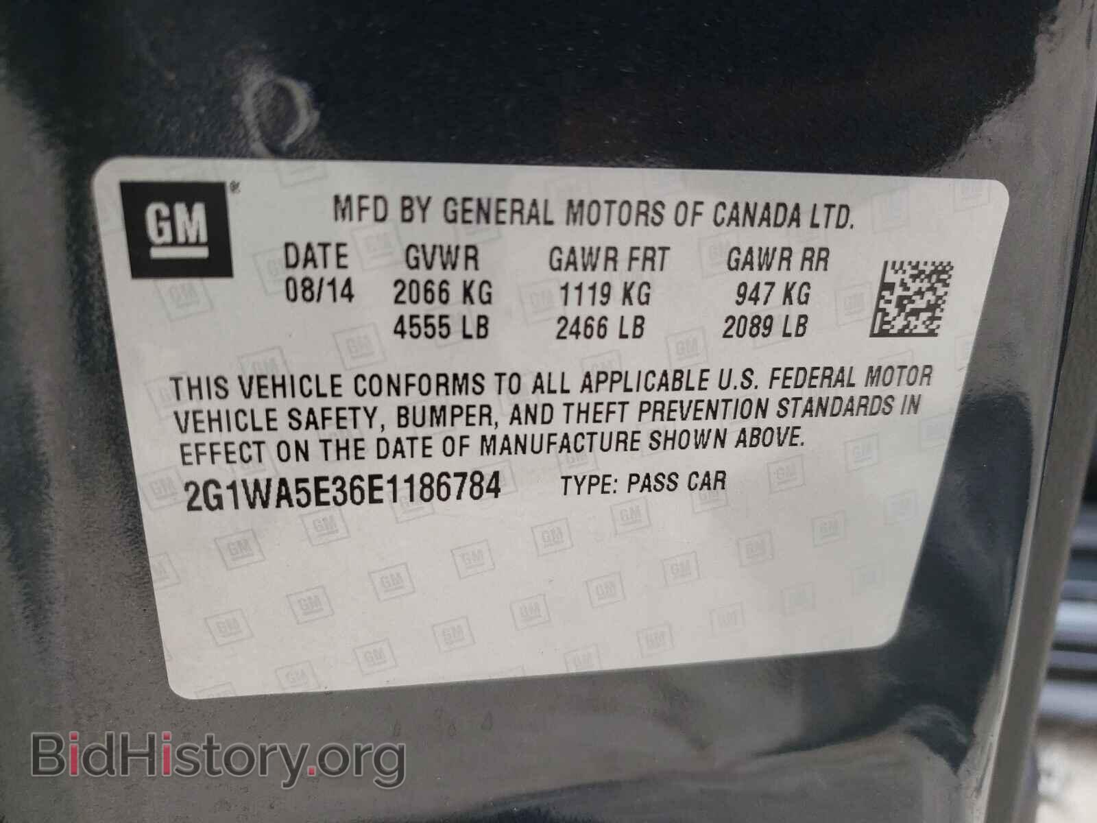 2014 CHEVROLET IMPALA - VIN: 2G1WA5E36E1186784 - Photo 10