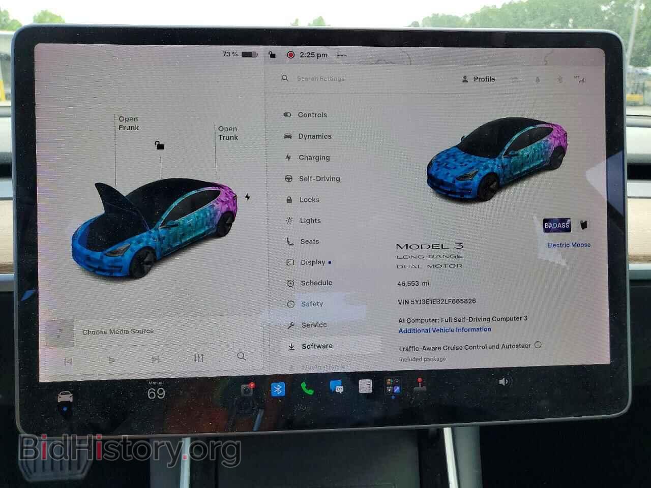 2020 TESLA MODEL 3 - VIN: 5YJ3E1EB2LF665826 - Фото 9