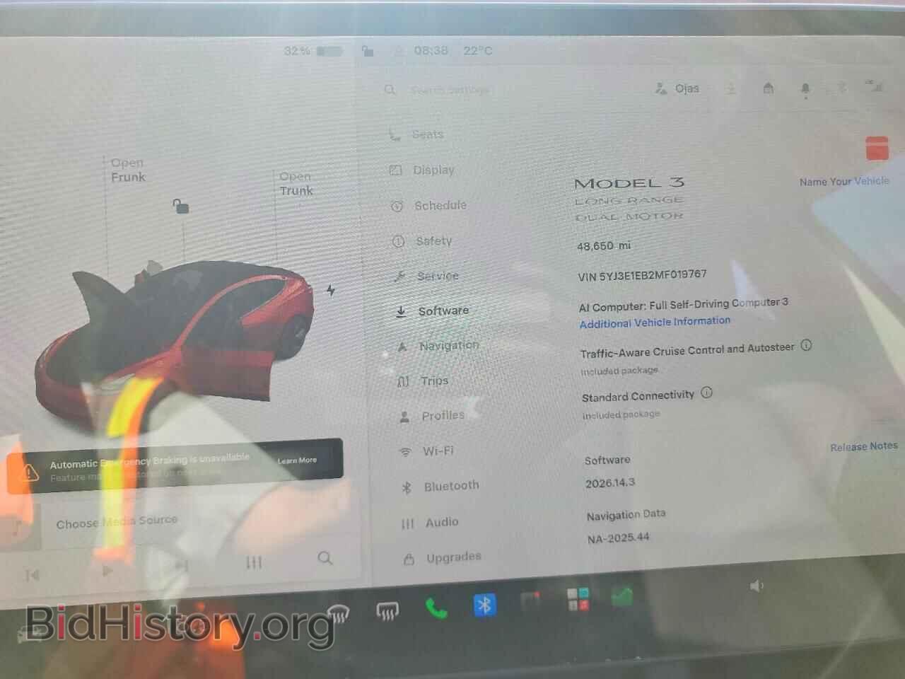 2021 TESLA MODEL 3 - VIN: 5YJ3E1EB2MF019767 - Photo 9