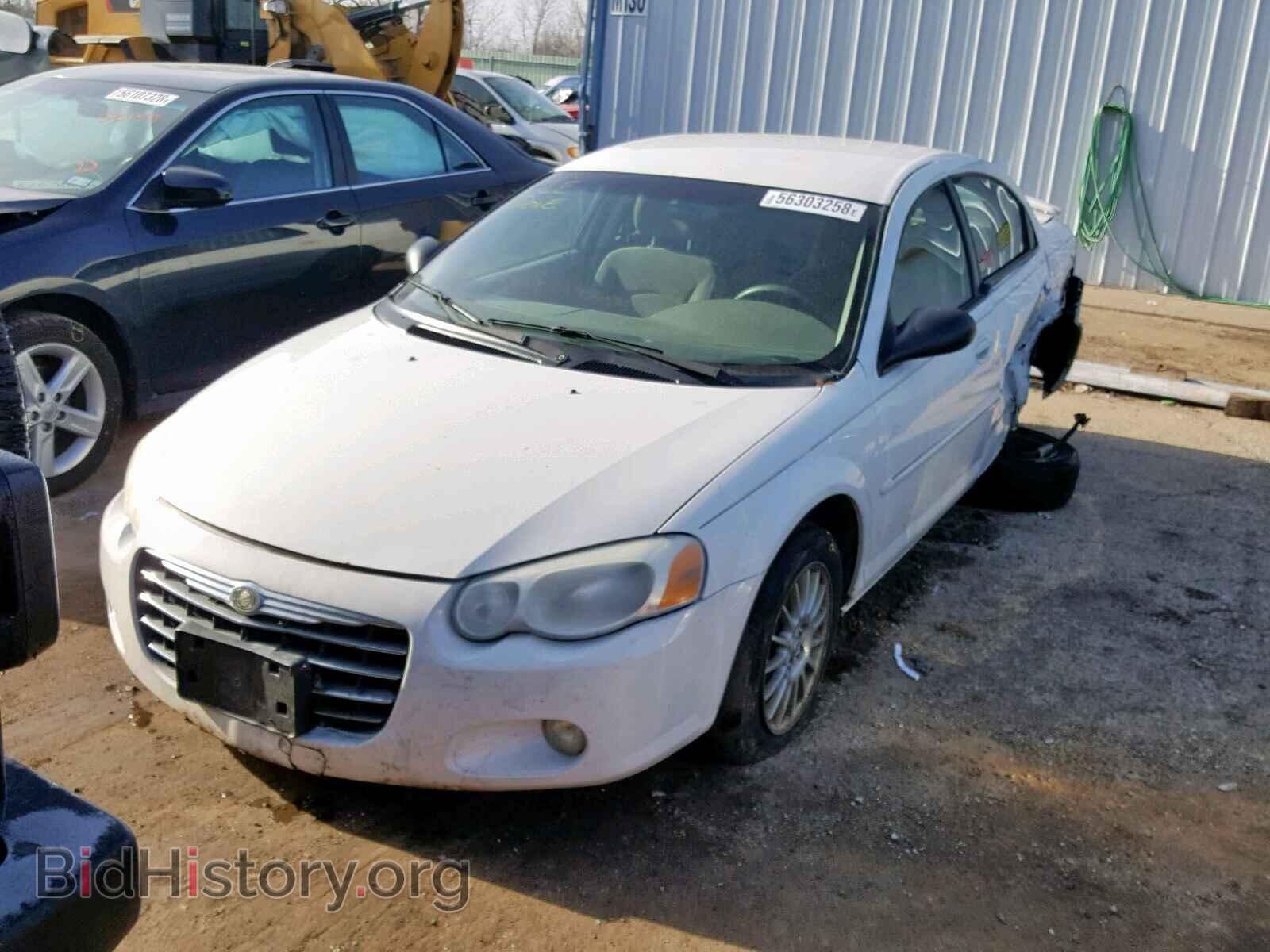2004 CHRYSLER SEBRING - VIN: 1C3EL56T64N167178 - Фото 2
