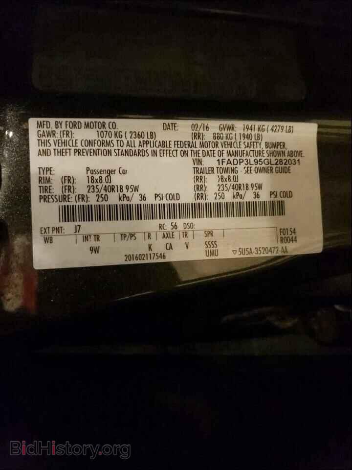 2016 FORD FOCUS - VIN: 1FADP3L95GL282031 - Фото 10