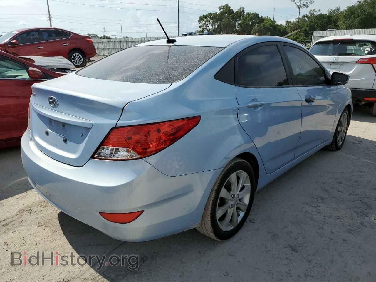 2012 HYUNDAI ACCENT - VIN: KMHCU4AE8CU241137 - Фото 4