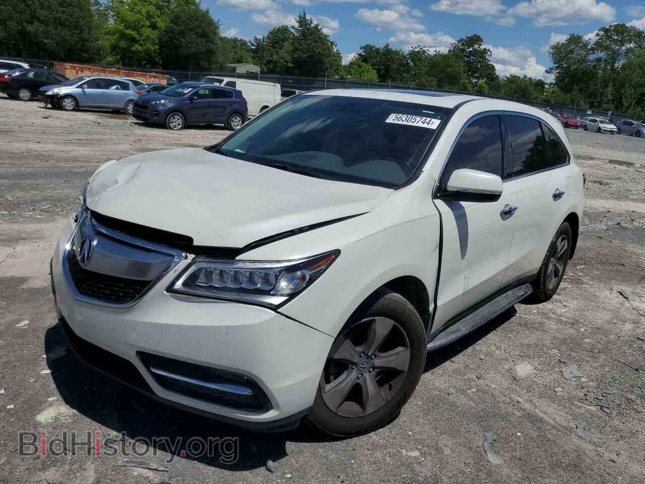 Photo 5FRYD3H26GB006152 - ACURA MDX 2016