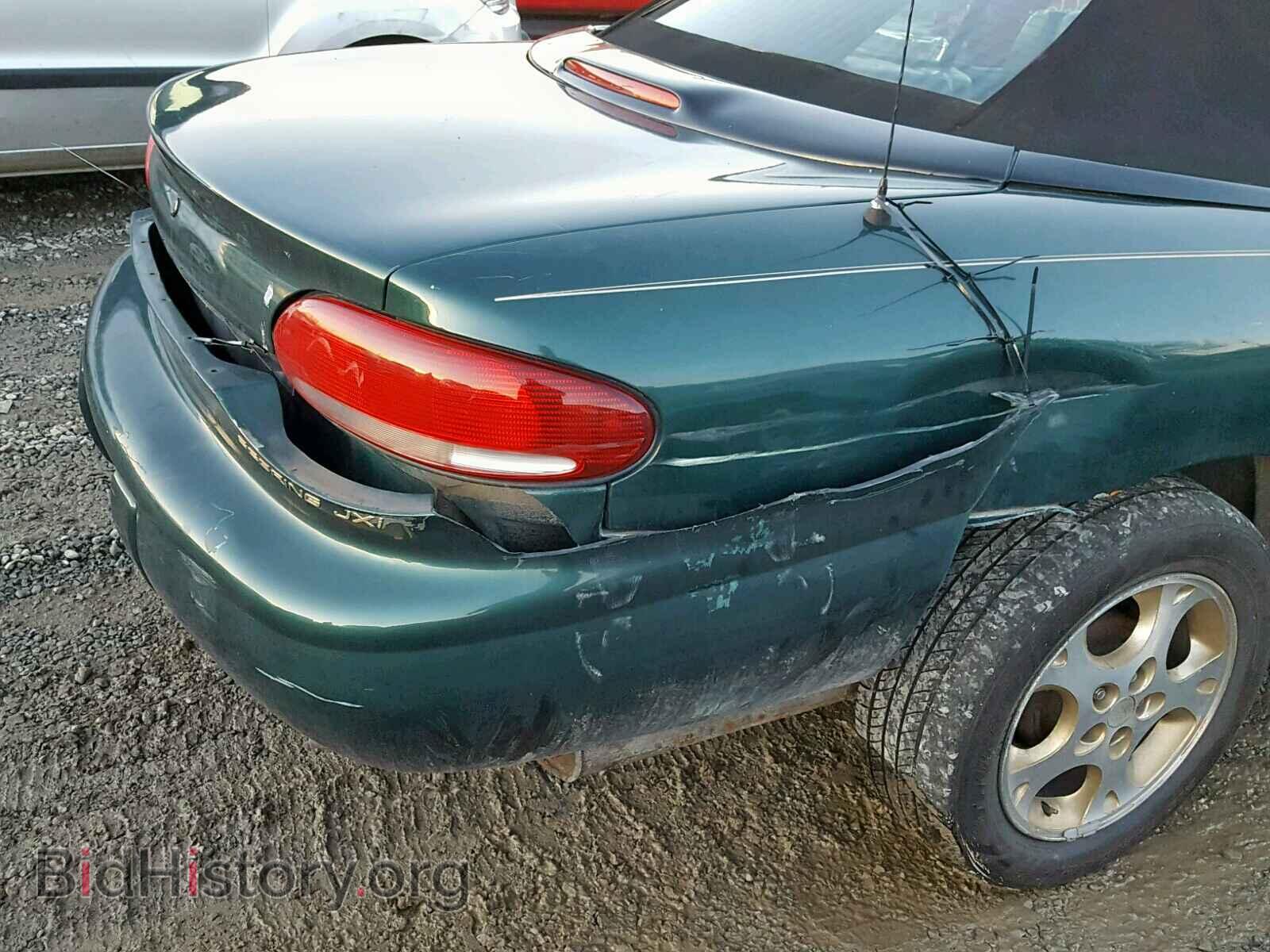 1998 CHRYSLER SEBRING - VIN: 3C3EL55H6WT307097 - Фото 9