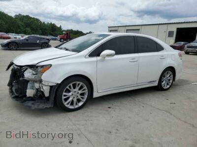 2010 Lexus HS 250h, белый — VIN JTHBB1BA7A2016408, Copart