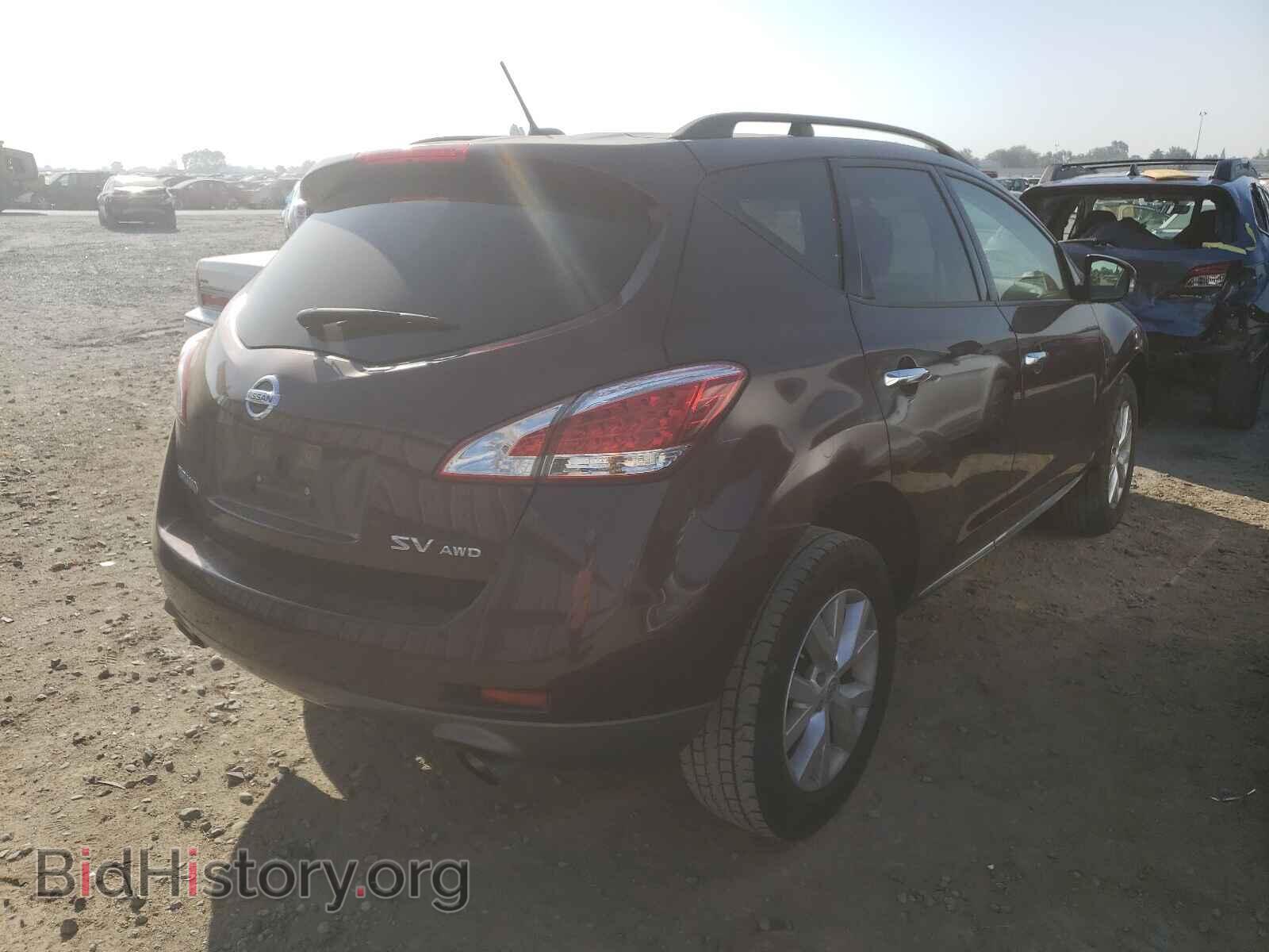 2013 NISSAN MURANO - VIN: JN8AZ1MW2DW317543 - Фото 4
