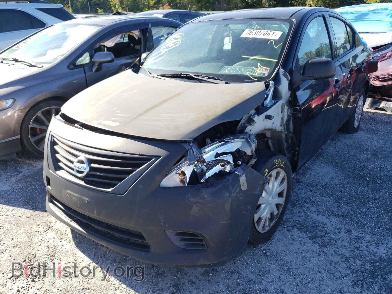 2014 NISSAN VERSA - VIN: 3N1CN7AP9EL855666 - Фото 2
