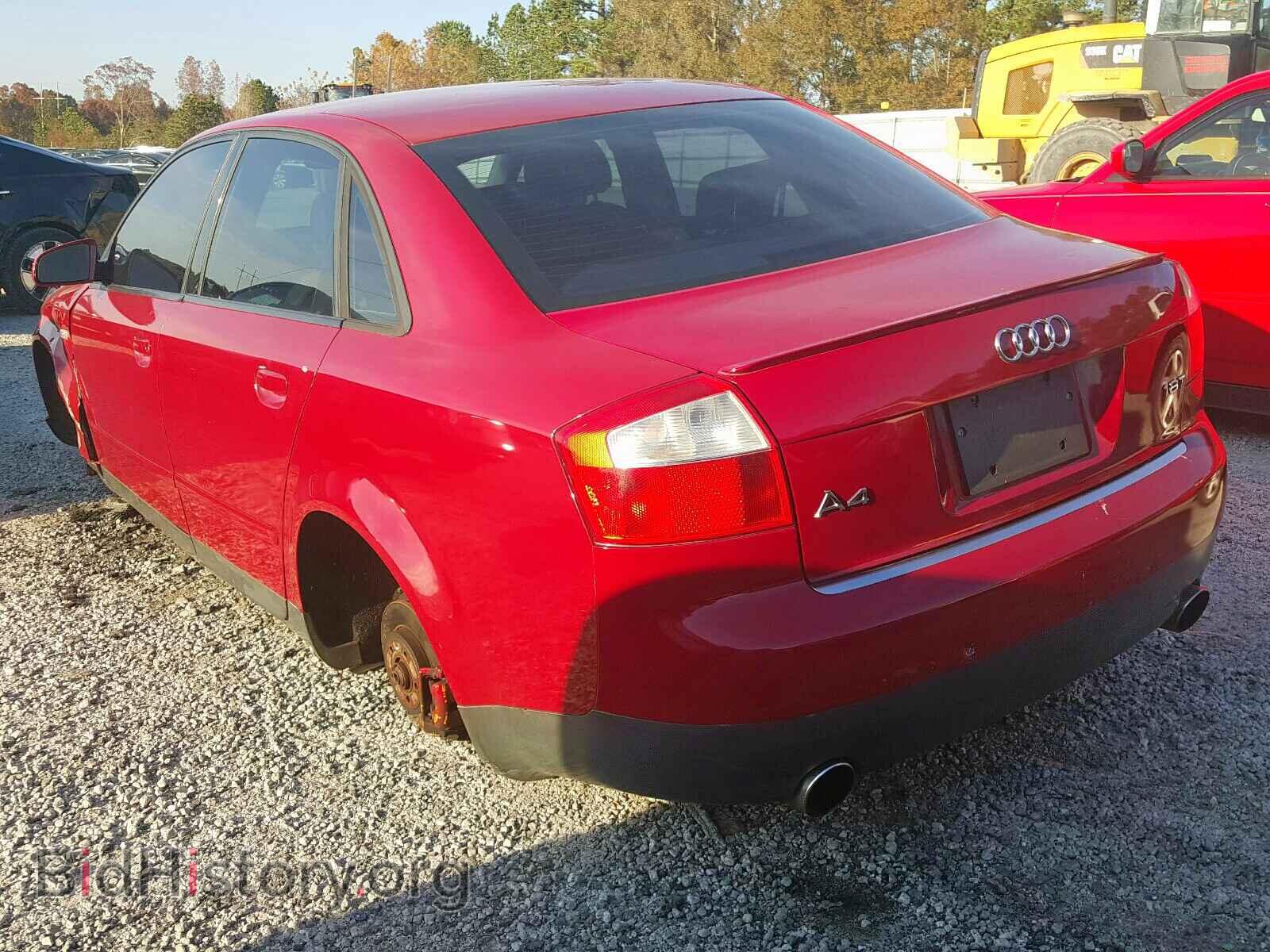 2002 AUDI A4 - VIN: WAULC68E52A303230 - Фото 3