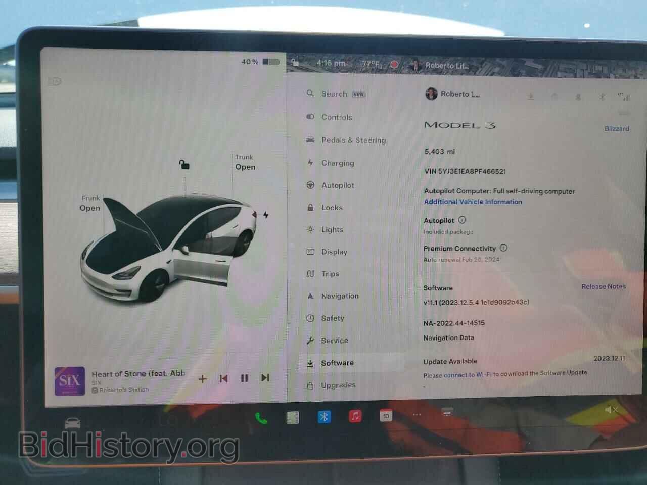 2023 TESLA MODEL 3 - VIN: 5YJ3E1EA8PF466521 - Photo 9