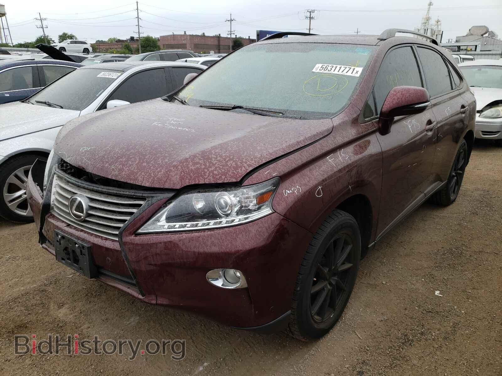 2013 LEXUS RX350 - VIN: 2T2BK1BA1DC202089 - Фото 2
