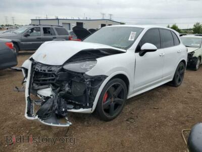 2016 Porsche CAYENNE Turbo, white — VIN WP1AC2A27GLA89371, Copart