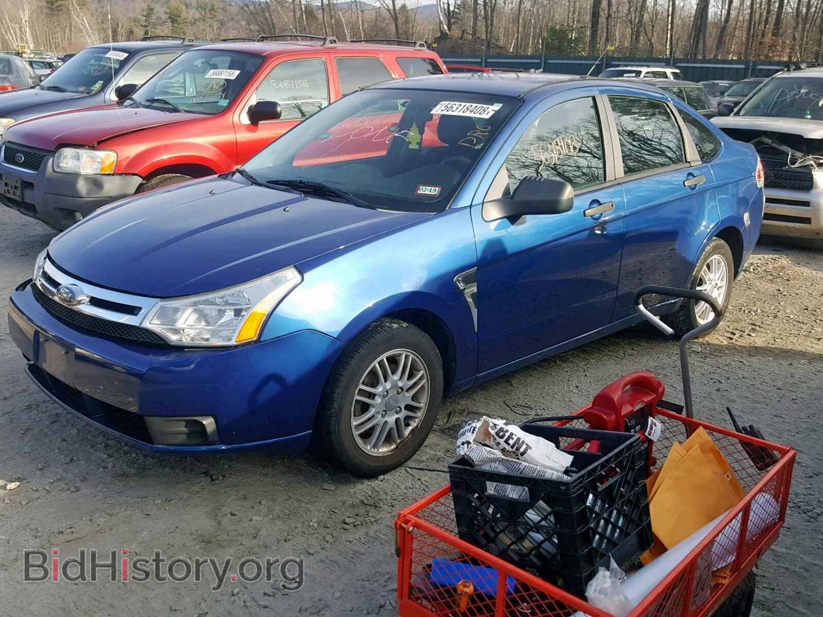 2008 FORD FOCUS - VIN: 1FAHP35N18W181385 - Фото 2
