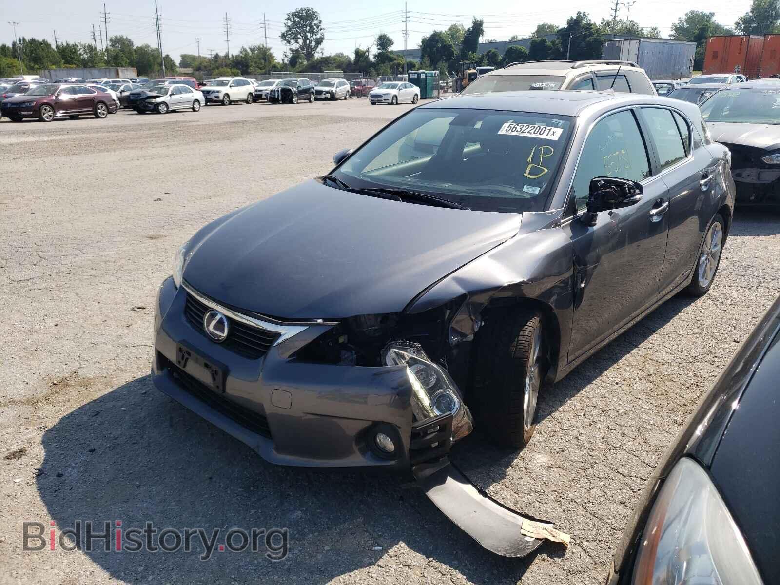 2012 LEXUS CT 200 - VIN: JTHKD5BH9C2114003 - Фото 2