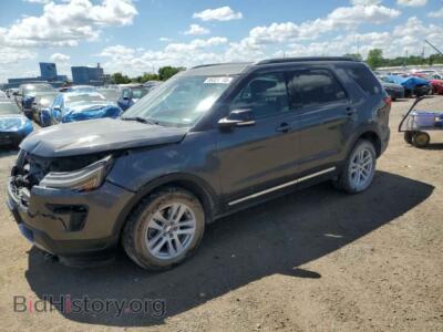 2018 Ford EXPLORER XLT, black — VIN 1FM5K8D88JGB08353, Copart