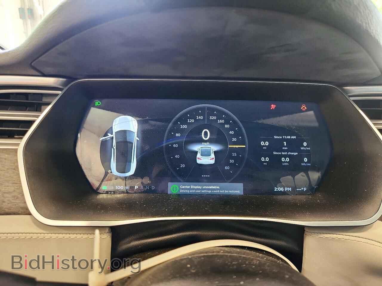 2014 TESLA MODEL S - VIN: 5YJSA1H12EFP43583 - Фото 9