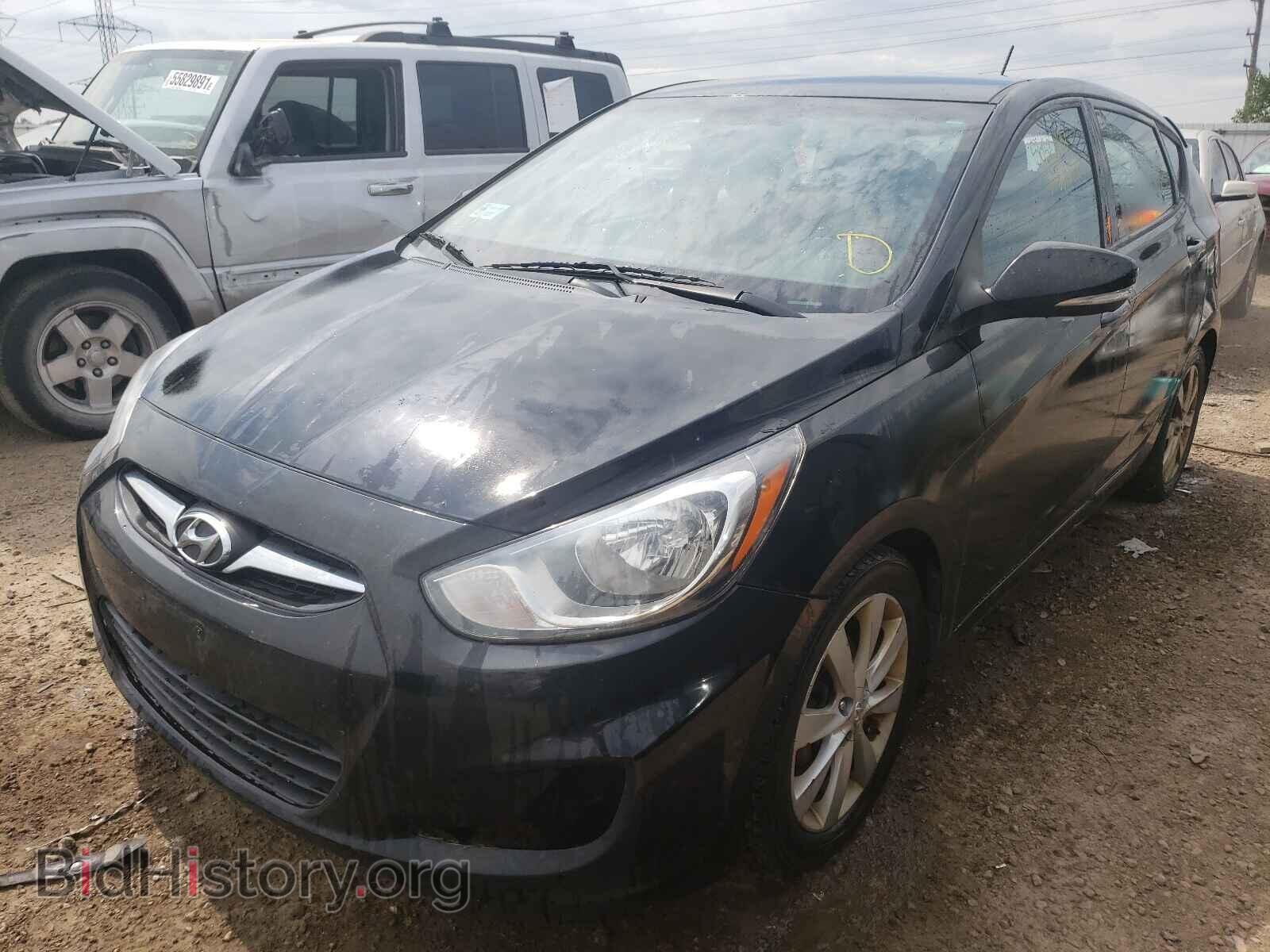 2013 HYUNDAI ACCENT - VIN: KMHCU5AE9DU102495 - Фото 2