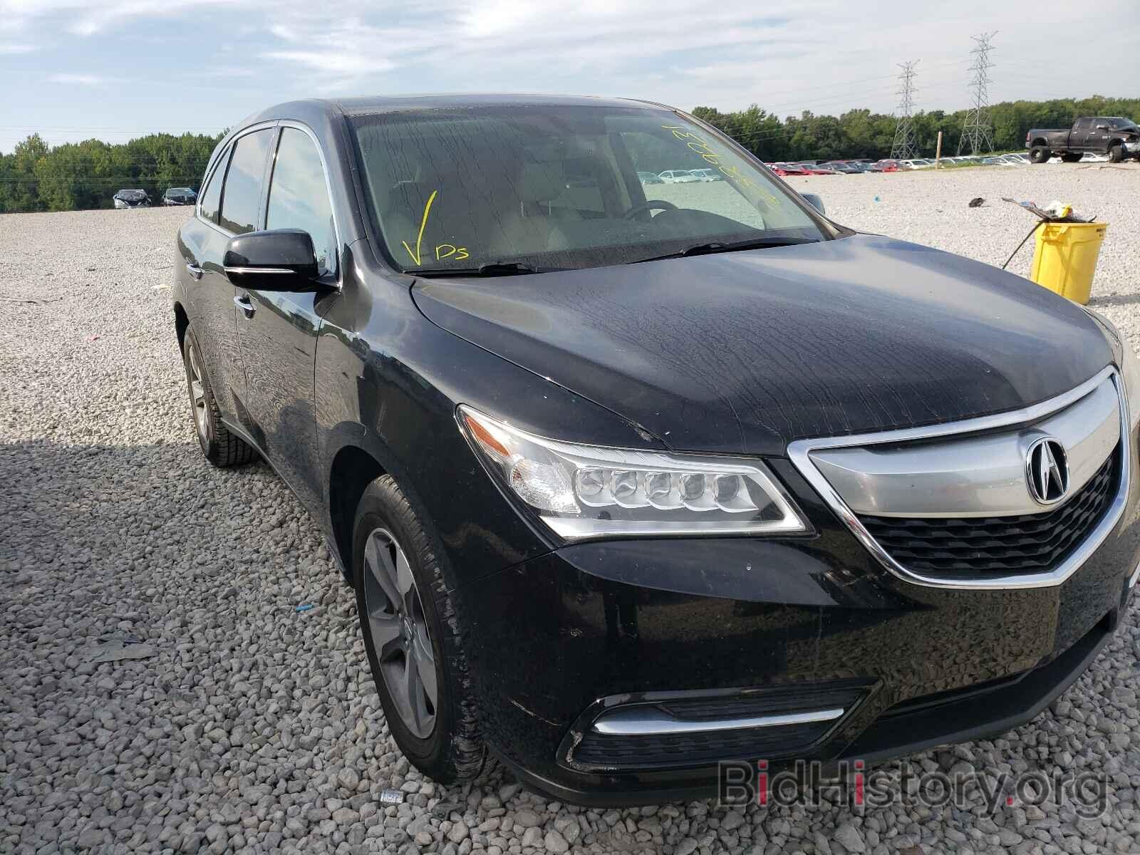 Фотография 5FRYD4H26GB023457 - ACURA MDX 2016