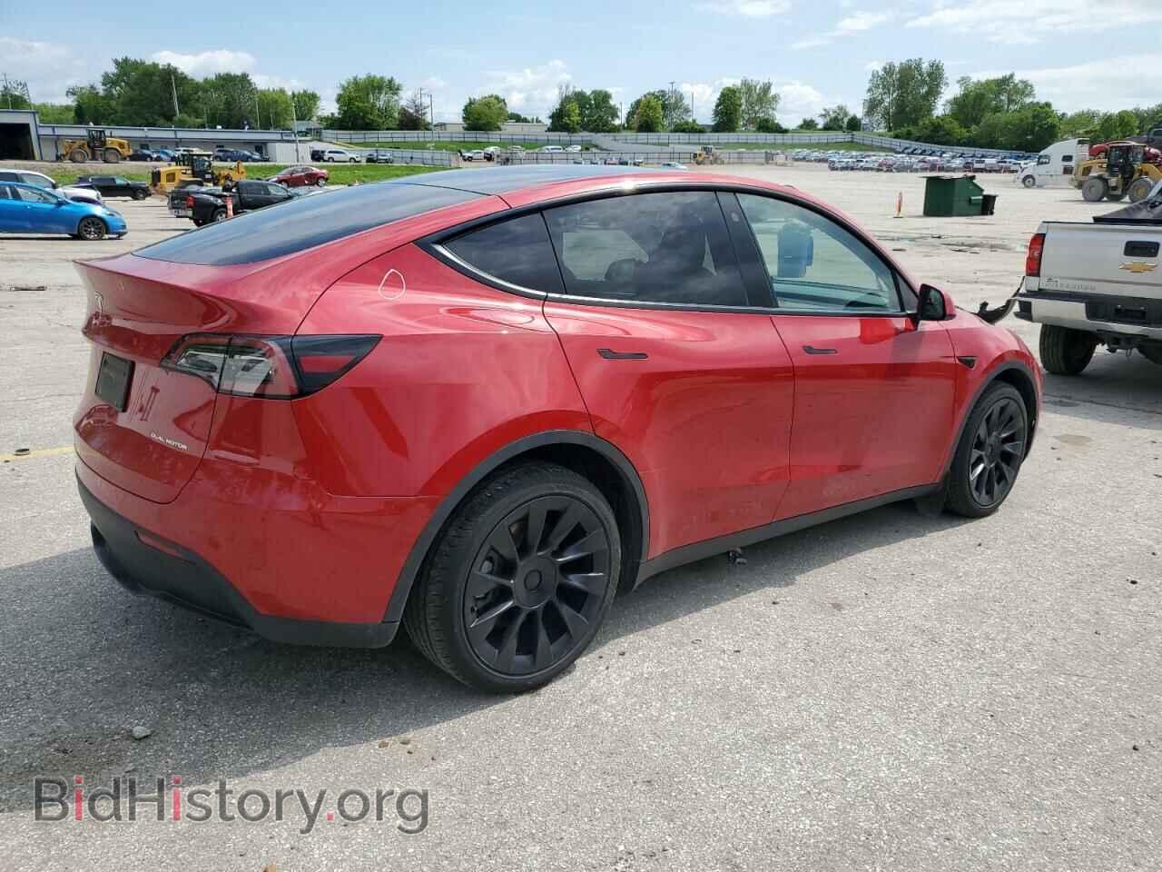 2022 TESLA MODEL Y - VIN: 7SAYGDEE4NA019234 - Фото 3