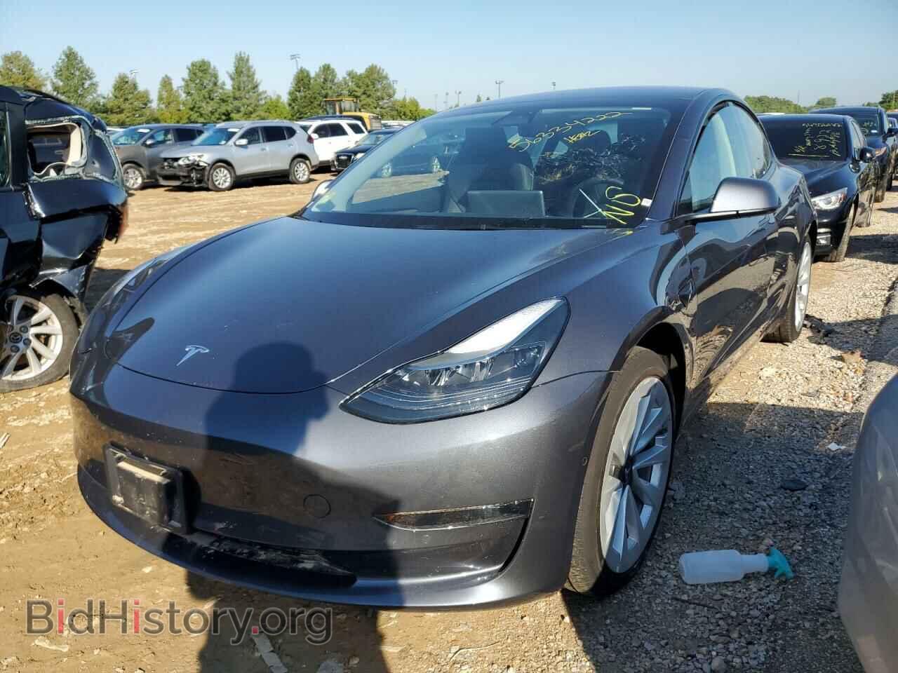 2022 TESLA MODEL 3 - VIN: 5YJ3E1EA4NF186169 - Фото 2