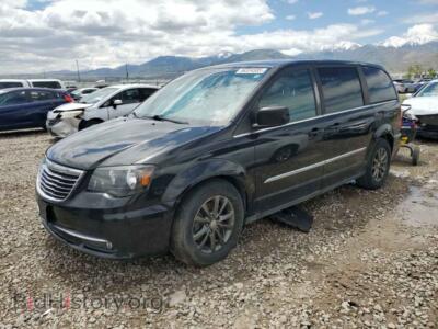 2015 Chrysler MINIVAN S, черный — VIN 2C4RC1HGXFR728185, Copart