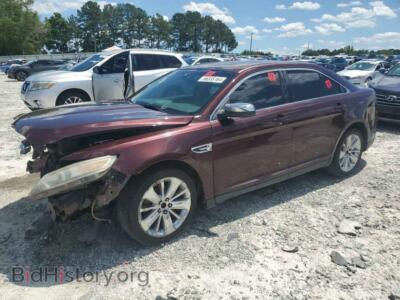 2012 Ford TAURUS LIMITED, бордовый — VIN 1FAHP2FW2CG131048, Copart