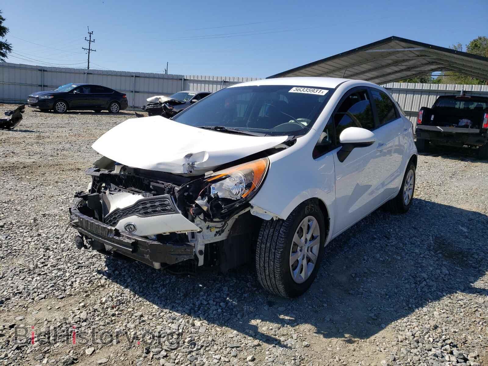 2013 KIA RIO - VIN: KNADM5A35D6129833 - Фото 2