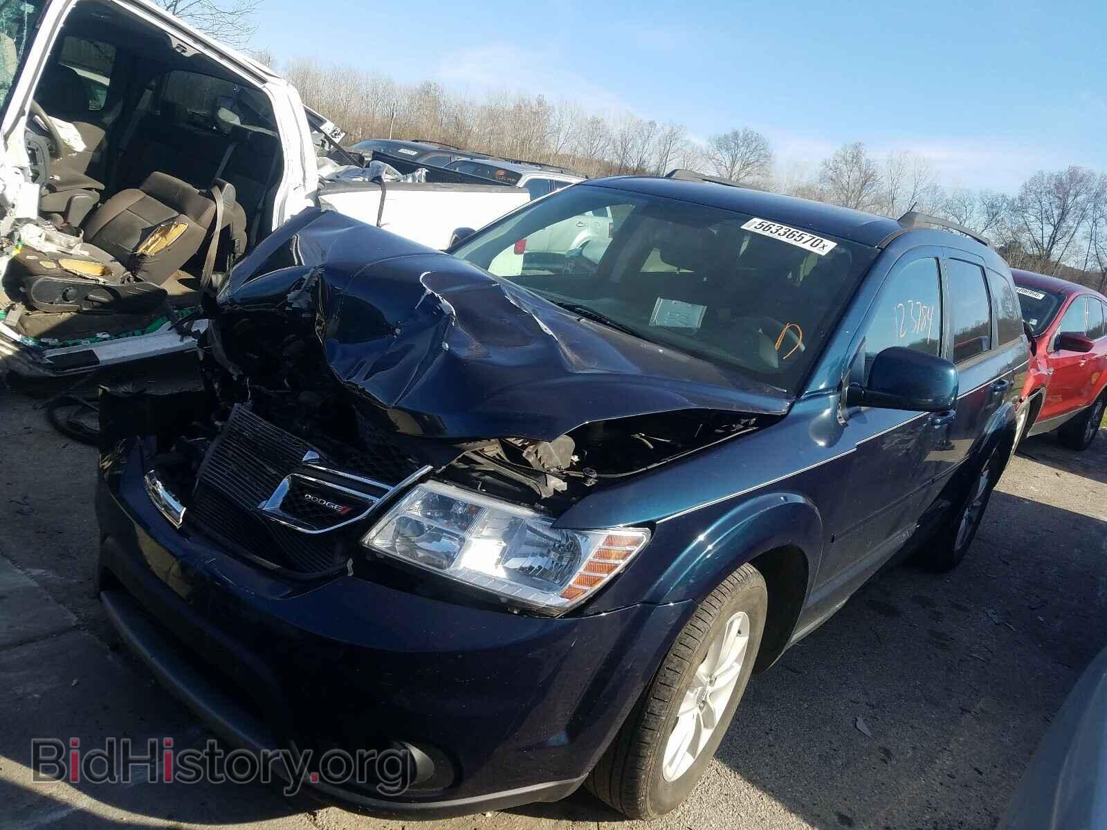 2014 DODGE JOURNEY - VIN: 3C4PDCBB0ET183977 - Фото 2