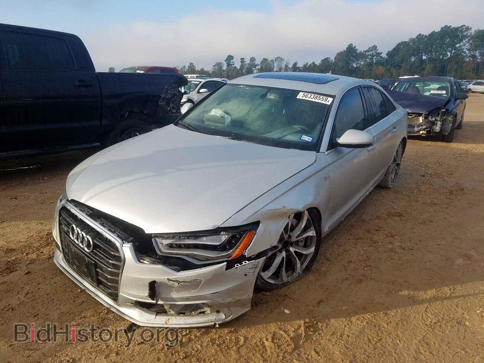2013 AUDI A6 - VIN: WAUHGAFC8DN030066 - Фото 2