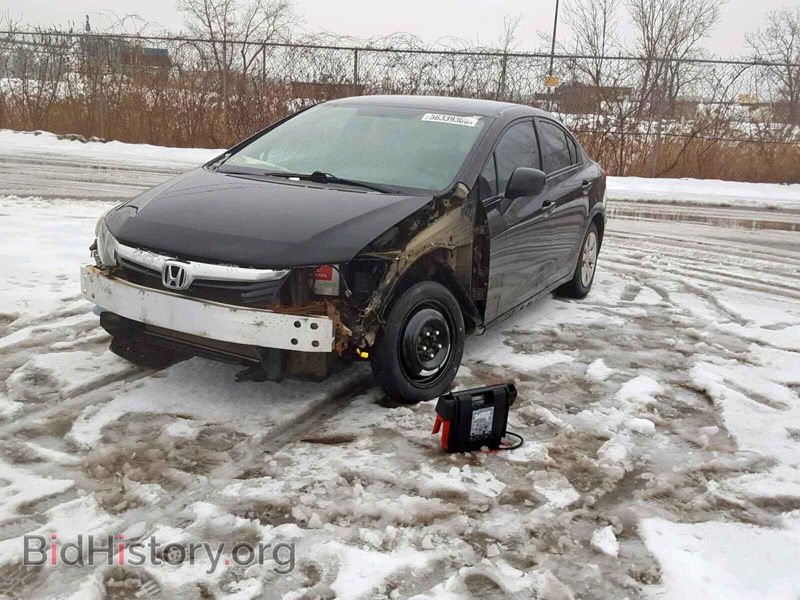 2012 HONDA CIVIC - VIN: 2HGFB2E25CH011698 - Фото 2