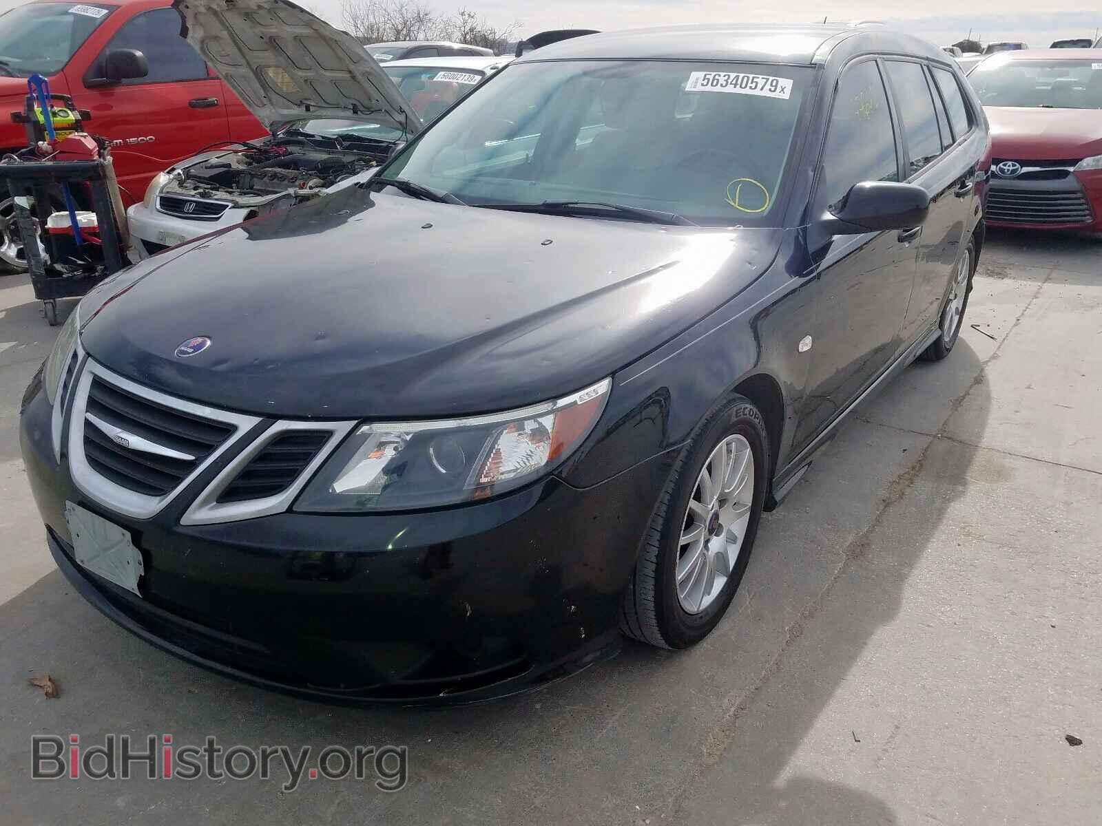 2008 SAAB 9 3 - VIN: YS3FB59Y381102014 - Фото 2