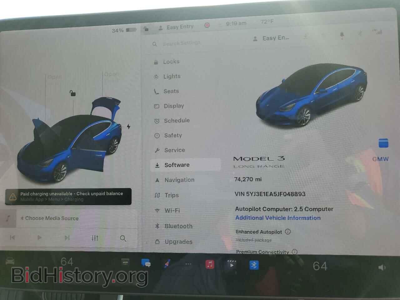 2018 TESLA MODEL 3 - VIN: 5YJ3E1EA5JF048893 - Фото 9