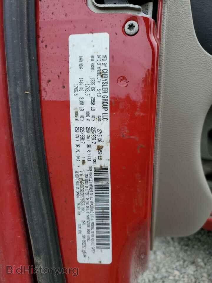 2013 DODGE CARAVAN - VIN: 2C4RDGCG1DR770457 - Фото 13