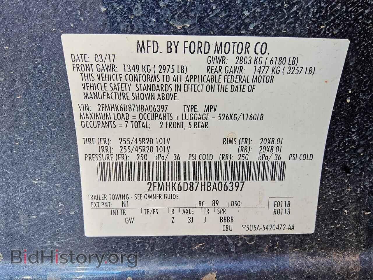 2017 FORD FLEX - VIN: 2FMHK6D87HBA06397 - Photo 13