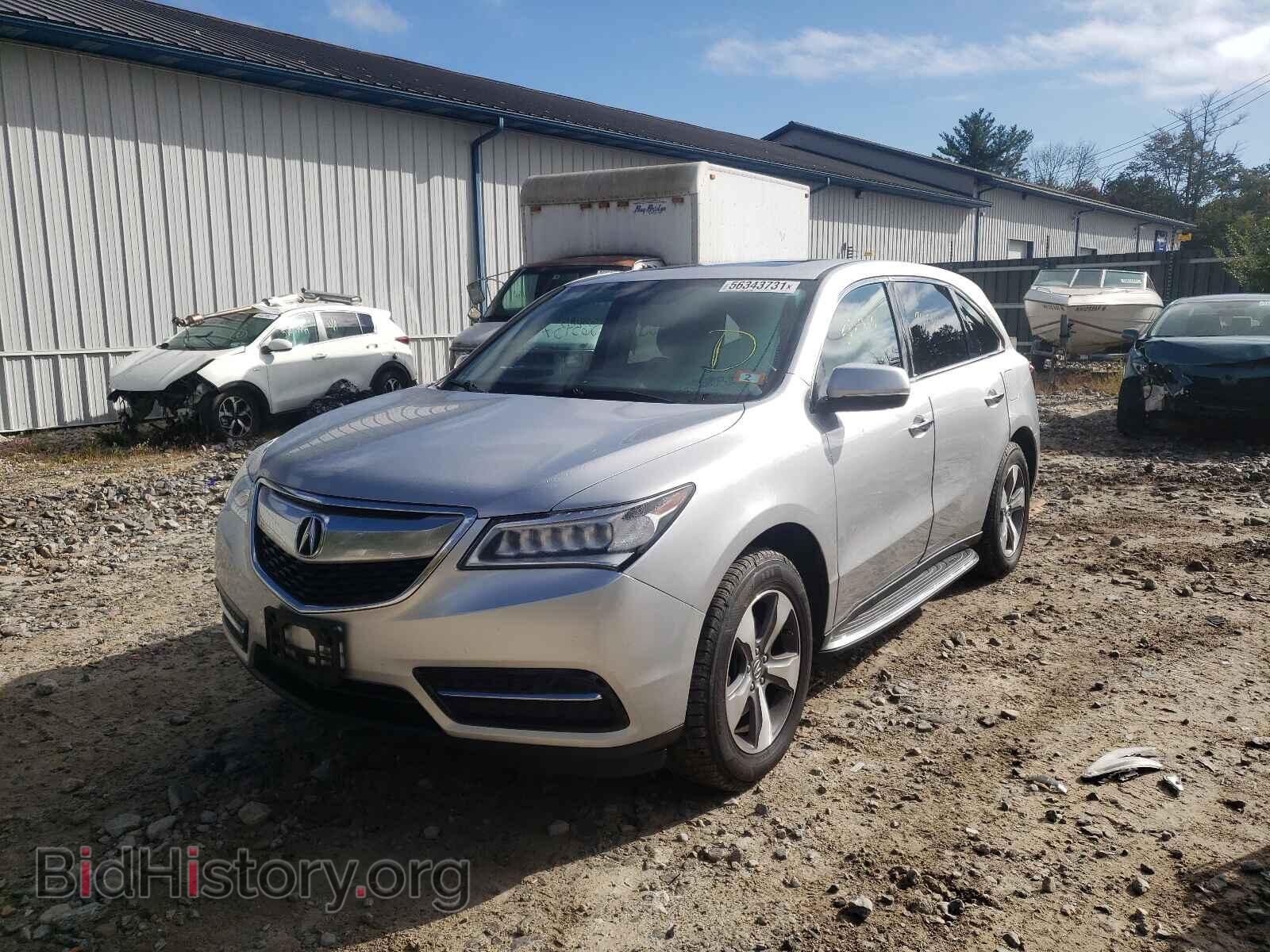 2014 ACURA MDX - VIN: 5FRYD4H2XEB026925 - Фото 2