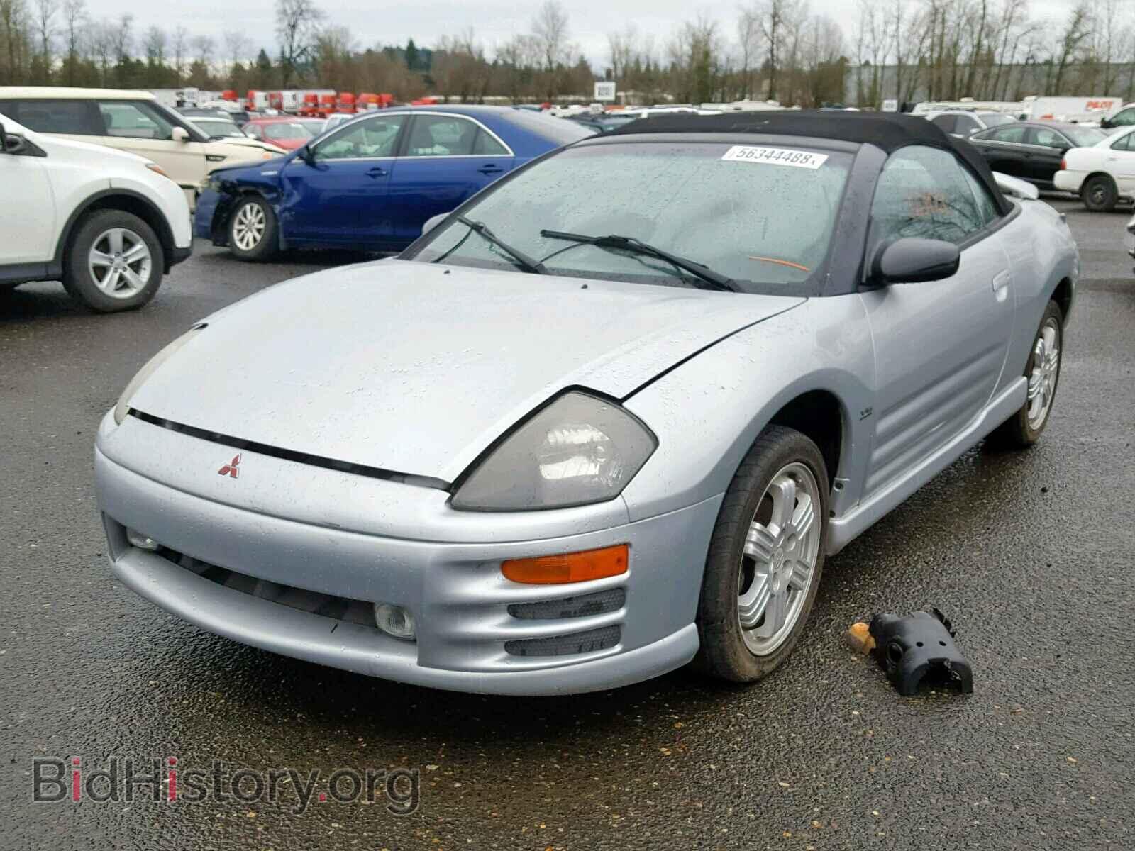 2001 MITSUBISHI ECLIPSE - VIN: 4A3AE85H31E098137 - Фото 2