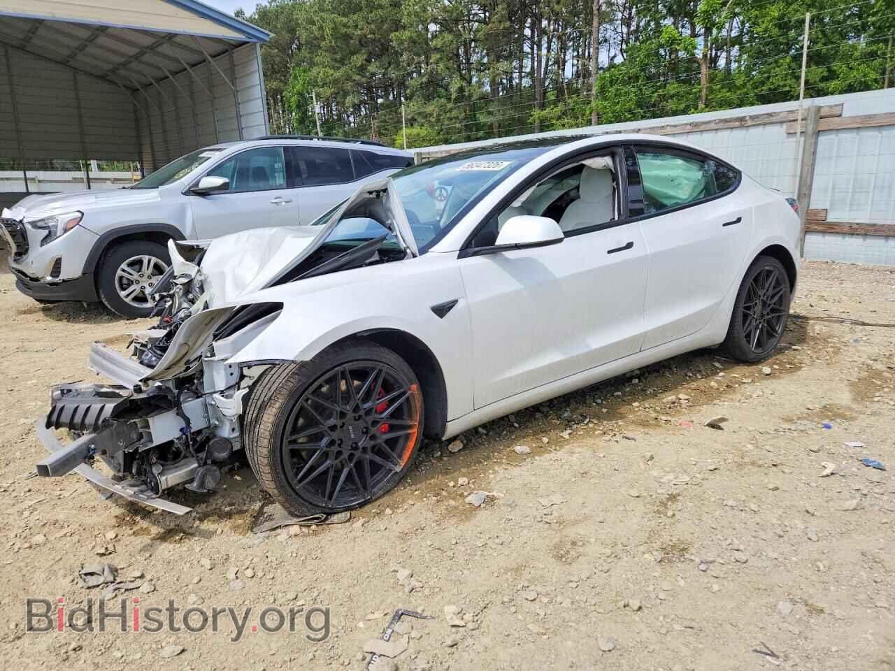 Photo 5YJ3E1EC4MF033243 - TESLA MODEL 3 2021
