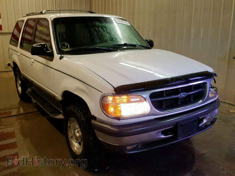 1998 Ford EXPLORER (VIN 1FMZU34E7WZA96096) — photo 1 of 10, Copart, damage: front end