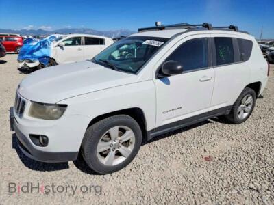 2014 Jeep COMPASS Sport, белый — VIN 1C4NJDBB4ED567532, Copart
