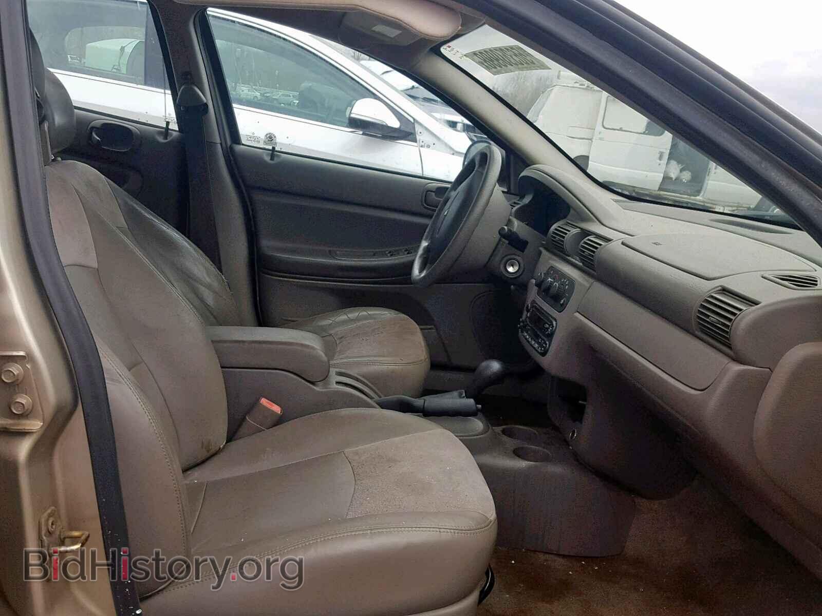 2004 CHRYSLER SEBRING - VIN: 1C3EL46X94N407367 - Фото 5