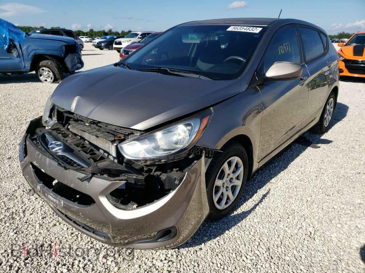 2013 HYUNDAI ACCENT - VIN: KMHCT5AE5DU072527 - Фото 2