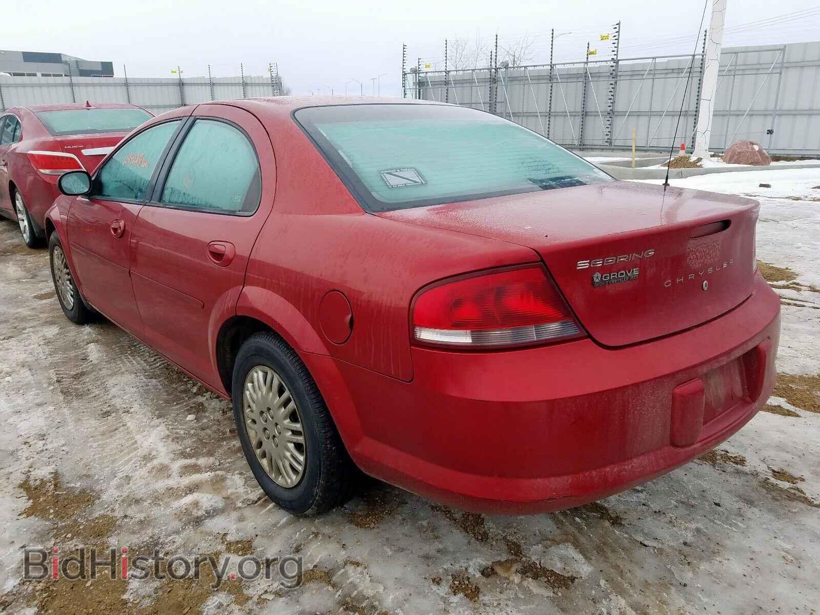 2002 CHRYSLER SEBRING - VIN: 1C3EL46R12N314602 - Фото 3