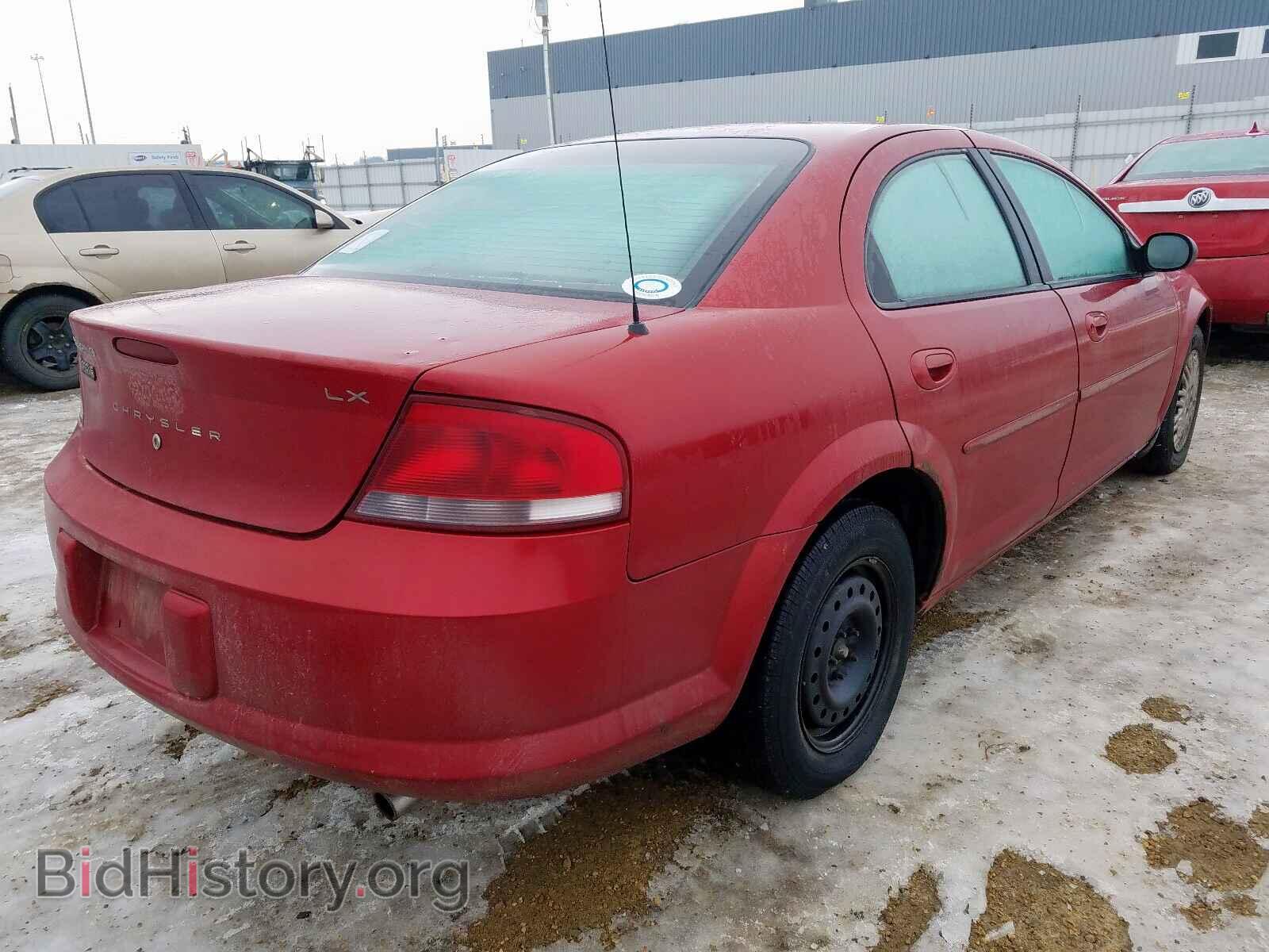 2002 CHRYSLER SEBRING - VIN: 1C3EL46R12N314602 - Фото 4