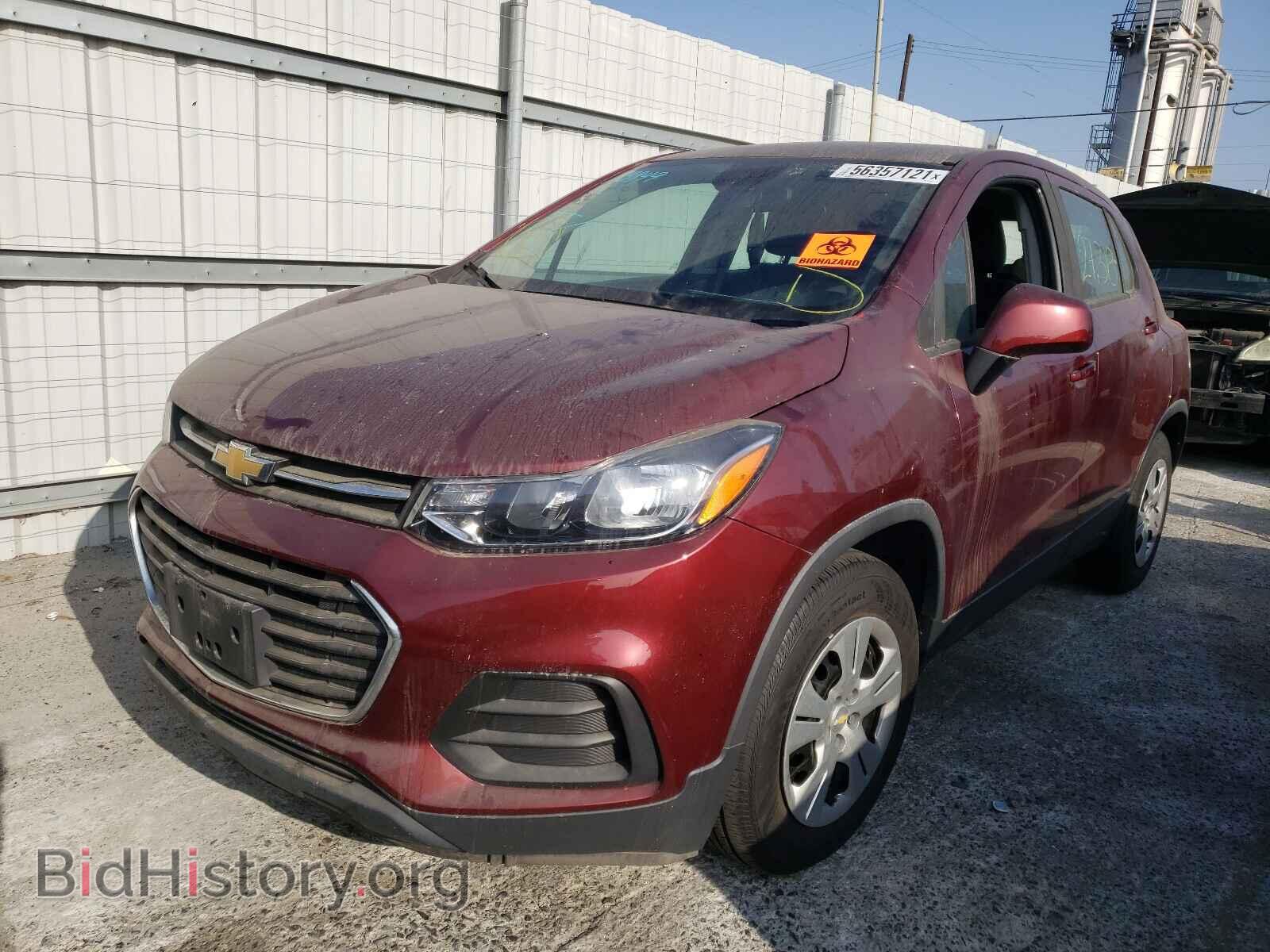 2017 CHEVROLET TRAX - VIN: 3GNCJKSB2HL267876 - Фото 2