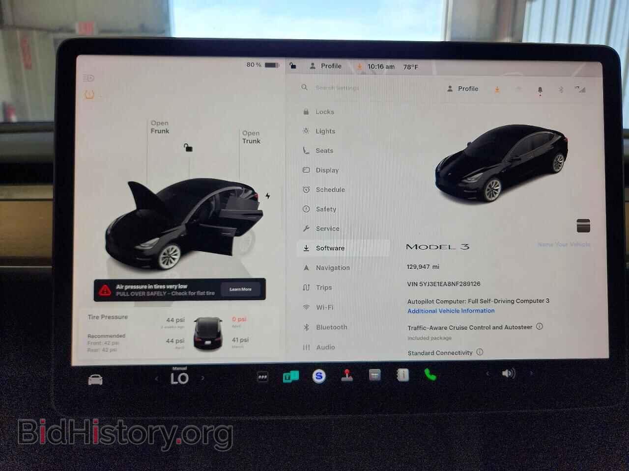 2022 TESLA MODEL 3 - VIN: 5YJ3E1EA8NF289126 - Photo 9